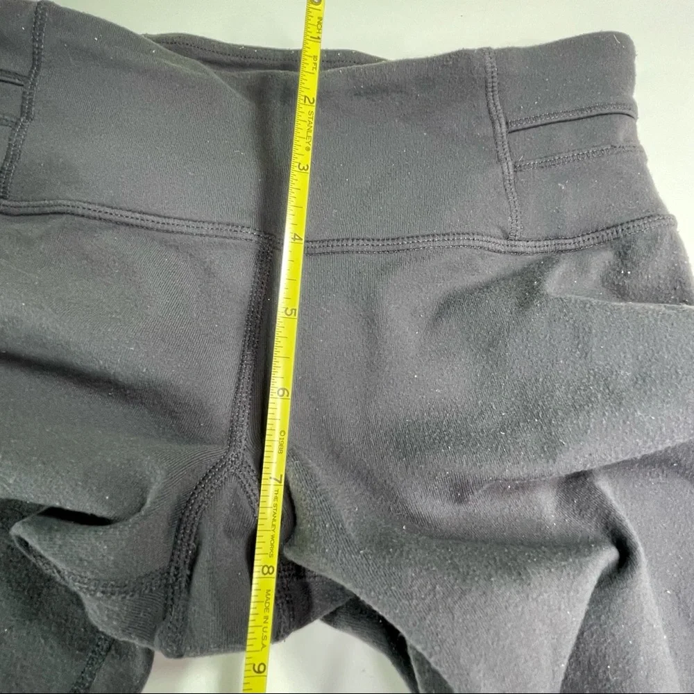 Lululemon Athletica Womens Size 4 Black Stretch Leggings Pants - Picture 6 of 7